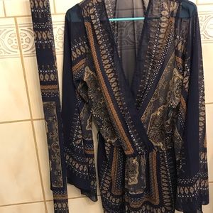 VENUS SWIMSUIT cover up romper NEVER WORN